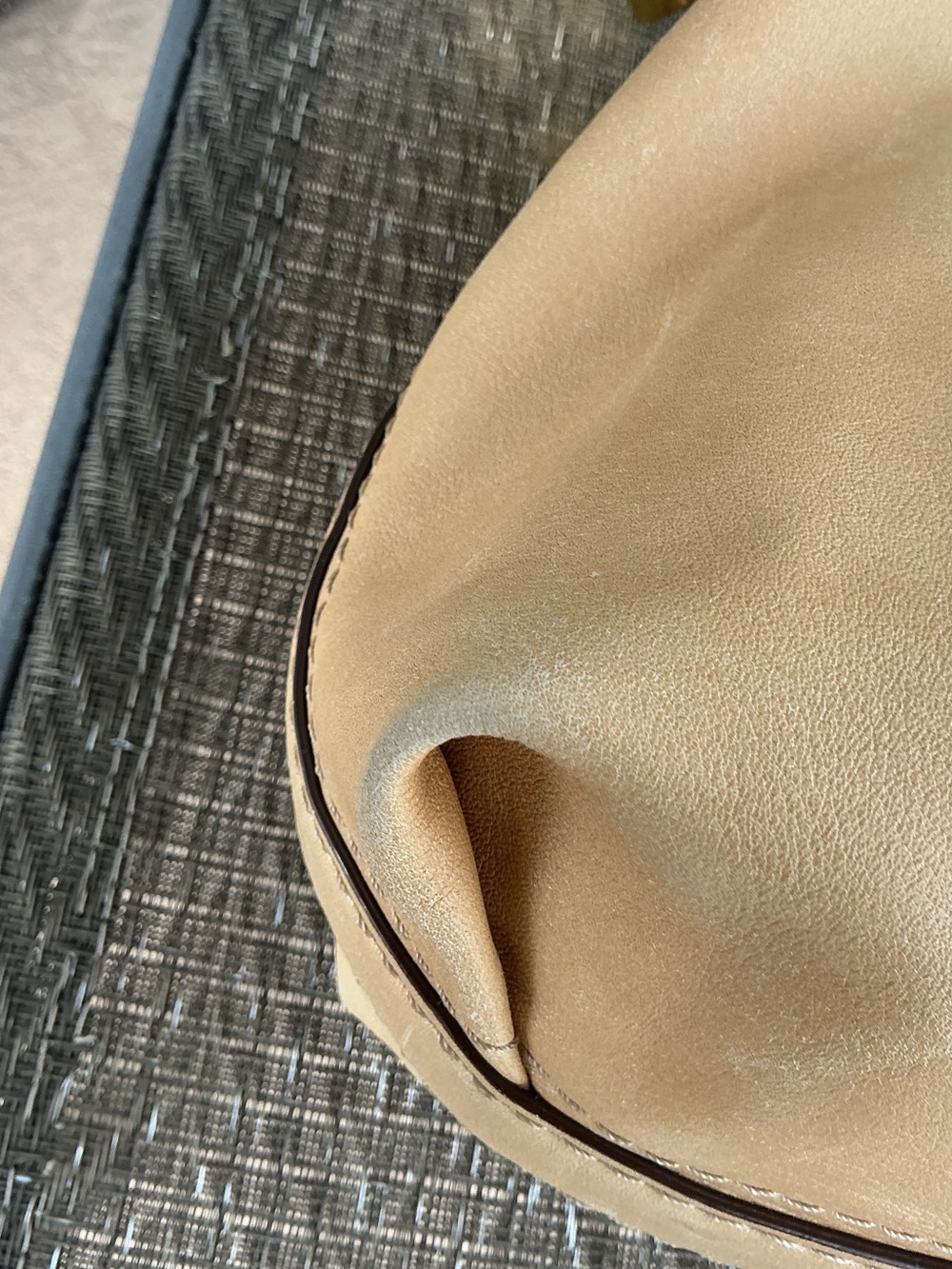 Coach Vintage Camel Tan Leather PEYTON Shoulder Bag 14502 - Picture 6 of 11